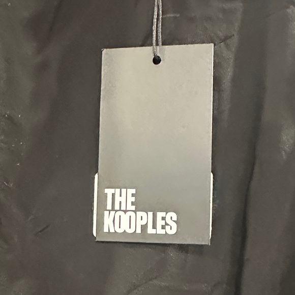 The Kooples Black Silk Maxi Tie Waist Dress - Picture 2 of 4